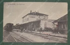 CORMONS, Gorizia. station. Vintage postcard, travelled 1917 in Military Post