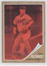 2011 Topps Heritage Minor League Edition Red Tint /620 Mike Foltynewicz #113 3j2
