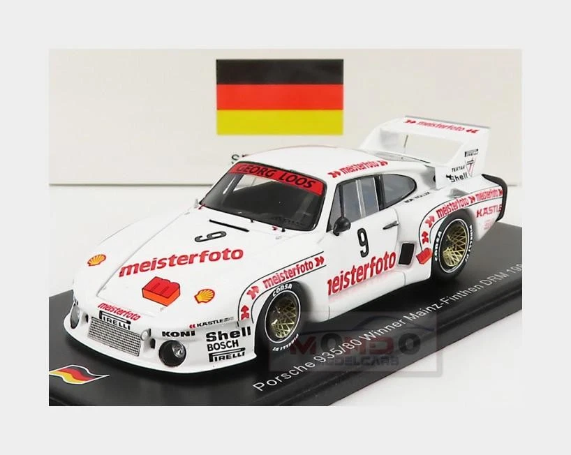 1:43 SPARK Porsche 935/80 #9 Winner Mainz-Finthen Drm 1980 Bob Wollek SG461 - Photo 1/2