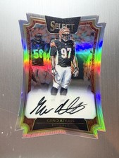 Geno Atkins 2016 Panini Select Die-Cut Silver Prizm Auto #’d 93/99 Bengals