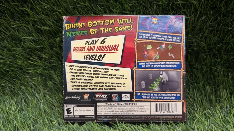 SpongeBob SquarePants: Creature from the Krusty Krab PC CD-ROM Disc Rare SEALED - Image 2 of 4