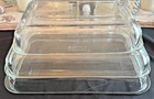 Vintage PYREX Clear Glass Rectangular Baking Dish Set - #231 #232 #233 - 3 Piece