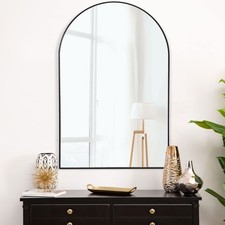 Arched Wall Mirror 36"x24" Wall Mirror Hanging Or Leaning Against Wall Large Bed