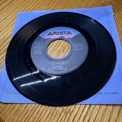 EXPOSE Come Go With Me | December ARISTA 45 7'' Record Vinyl Records