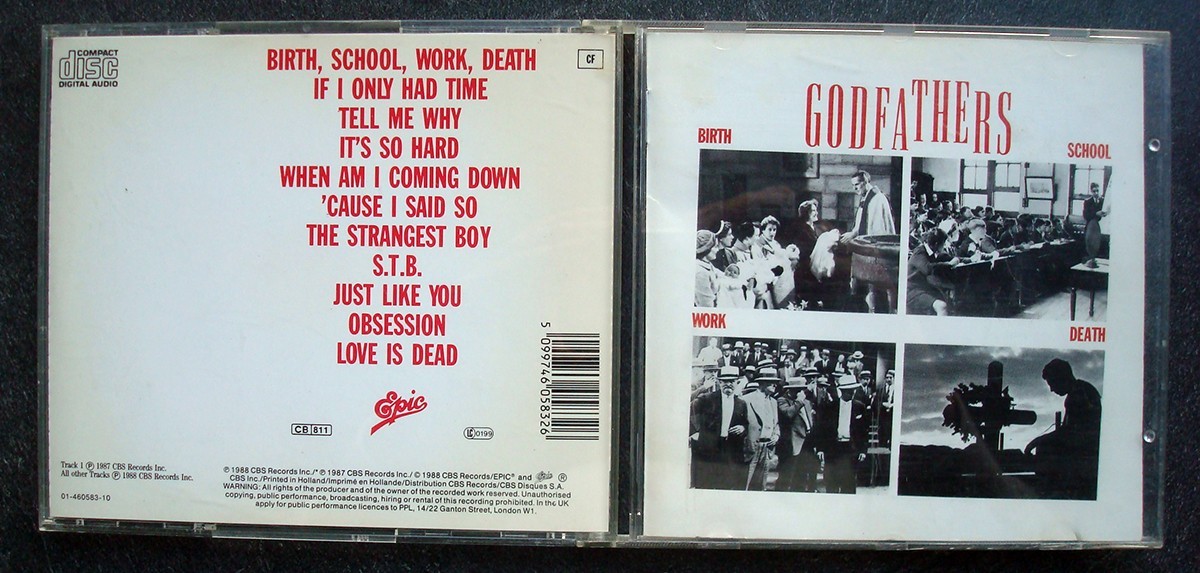 The Godfathers – Birth, School, Work, Death (1988) original CD