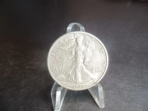 1943 D Walking Liberty Half Dollar AU+