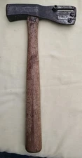 Vintage AJC ASG27M Roofing Shingle Hammer Solid Wood Handle