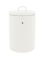 Bastion Collections - Vorratsdose Dose 1,1 Liter Keramik Weiß Li/Jar Lrg 011 Bl