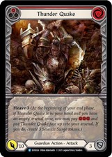 Thunder Quake (Red) (Extended Art) - EVR024 - Everfest - NM - 1st Edition Rai...