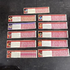 1986 Vintage Hasbro G1 Transformers Tech Spec/ File Card Lot of 11 FC4