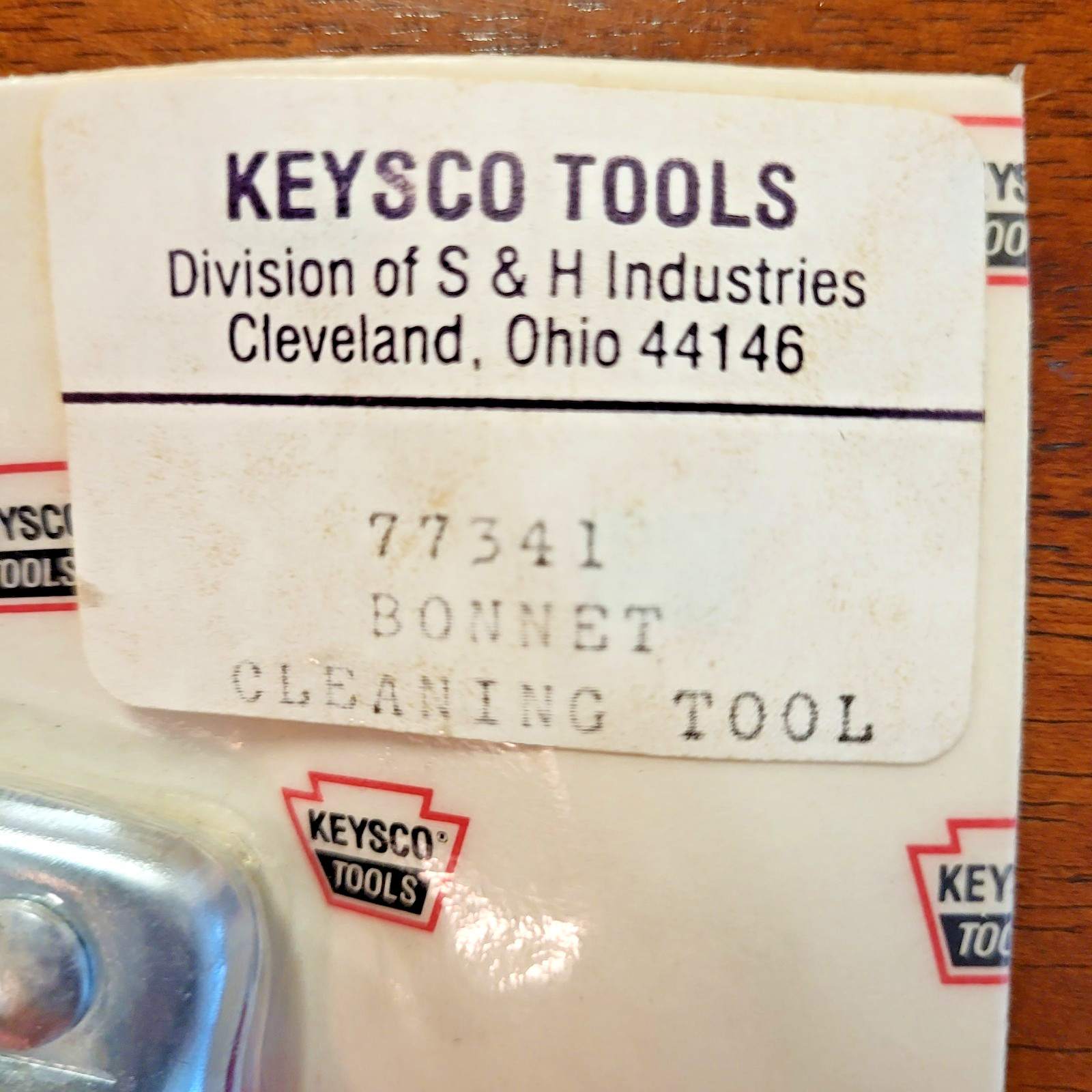 Keysco Tools 77341 Bonnet Cleaning Tool     NEW