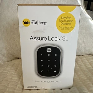 Yale Assure Lock SL - Key-Free Touchscreen Door Lock in Satin Nickel 