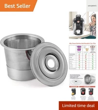 Reusable K Cups Coffee Pod Filters for Keurig 2.0 & 1.0 Single Cup Coffee Mak...