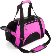 Cat Carrier,Soft-Sided Pet Travel Carrier for Cats,Dogs Puppy Comfort Portable F
