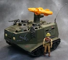 GI Joe ARAH Warthog Vintage Vehicle I& Sgt Slaughter Hasbro 1988