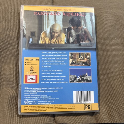 Kim (DVD, 1984) PAL Region 4 (Peter O'Toole, Bryan Brown, John Rhys-Davies) RARE - Bild 3 von 5