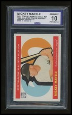 2021 Topps X Mickey Mantle Collection Baseball Cards Checklist 19