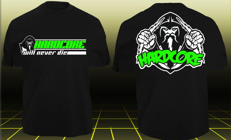 T-Shirt Gabber Wizzard HARDCORE WIZARD CORE 2 TECHNO GABBA SPEEDCORE INDUSTRIAL  - Bild 1 von 2