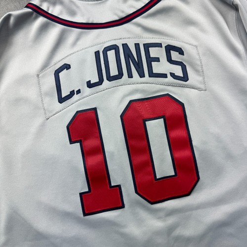 100% Authentic Chipper Jones Mitchell Ness 1999 Atlanta Braves Jersey Size 48 XL - Picture 8 of 8