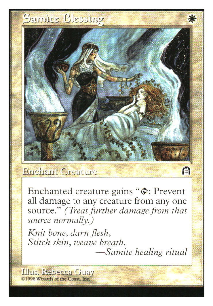 Samite Blessing Stronghold MTG - LP