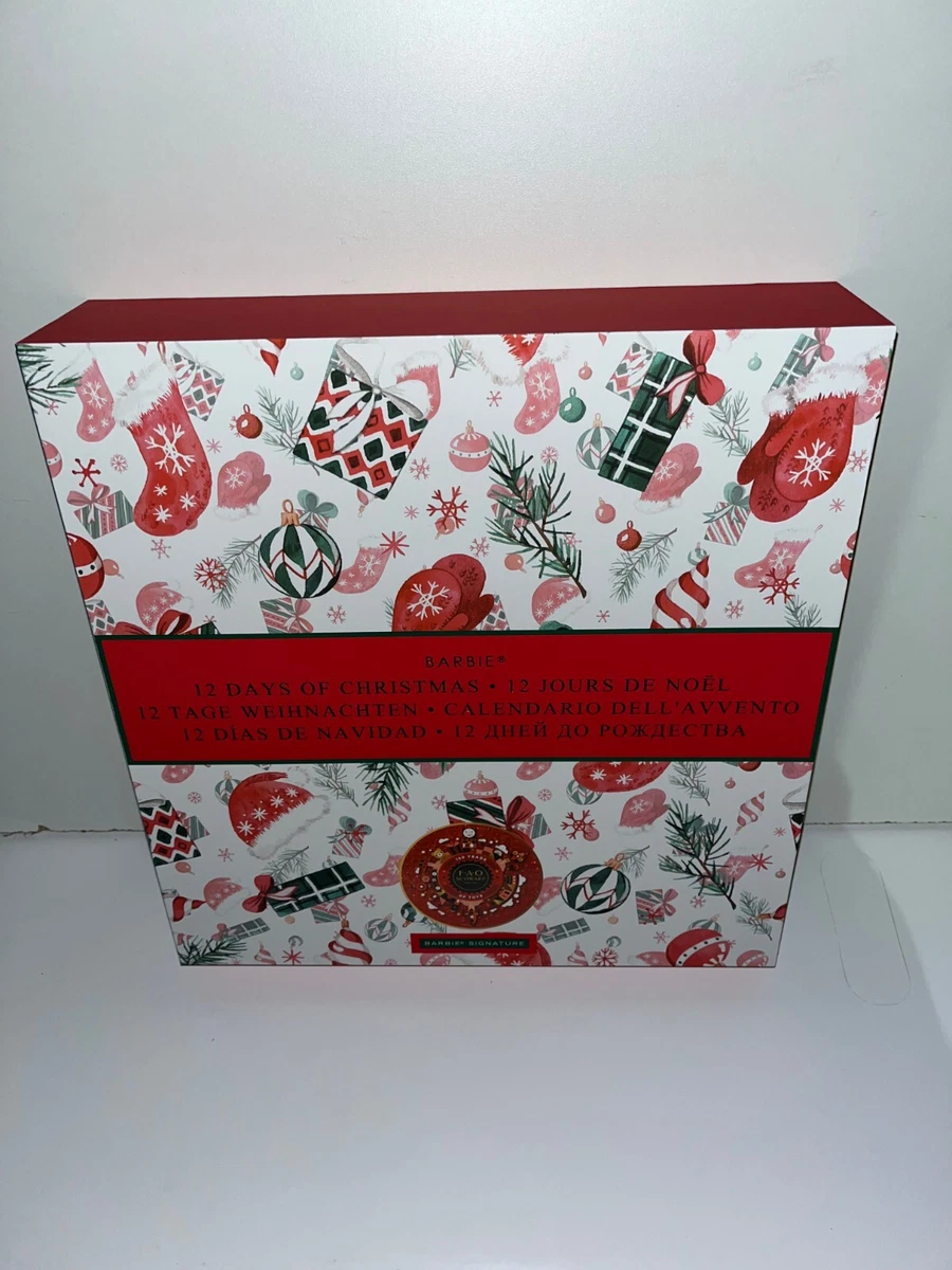 COLECCIÓN BARBIE® DE COLECCIÓN 12 DÍAS DE NAVIDAD SORPRESAS NAVIDEÑAS HBY18 MATTEL