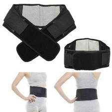 Deluxe Double Pull Magnetic Lumbar/ Lower Back Support Belt Breathable Brace OY