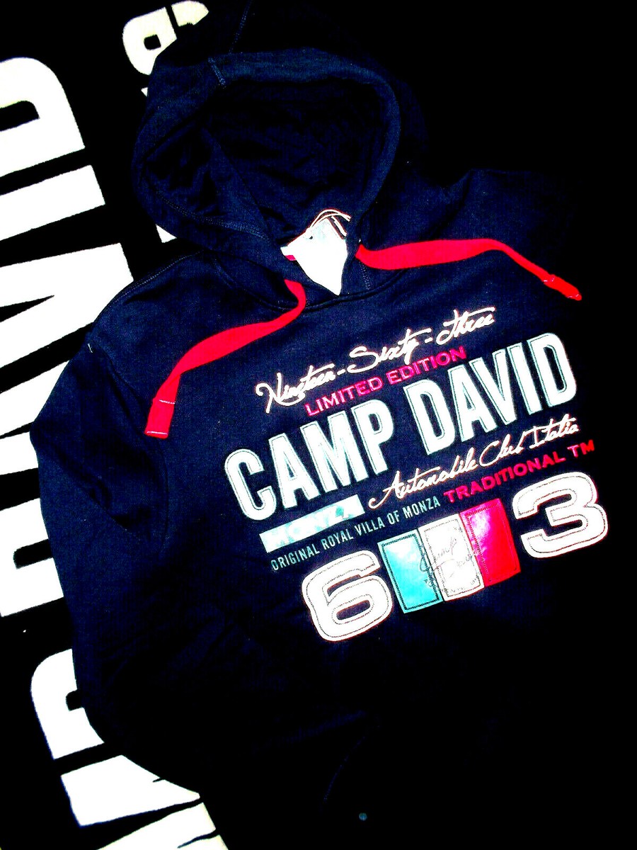 camp david hoodie neu