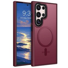 For Samsung Galaxy S26 S25 Ultra S24 S23 S22 Frosted Case Mag Safe Shockproof