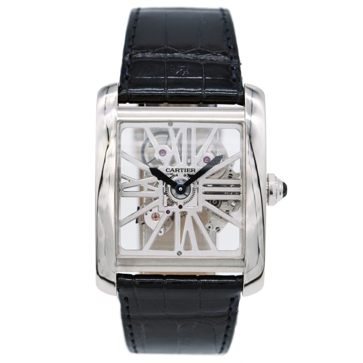 Cartier Tank MC Palladium Skeleton 3553 Manual Winding Watch