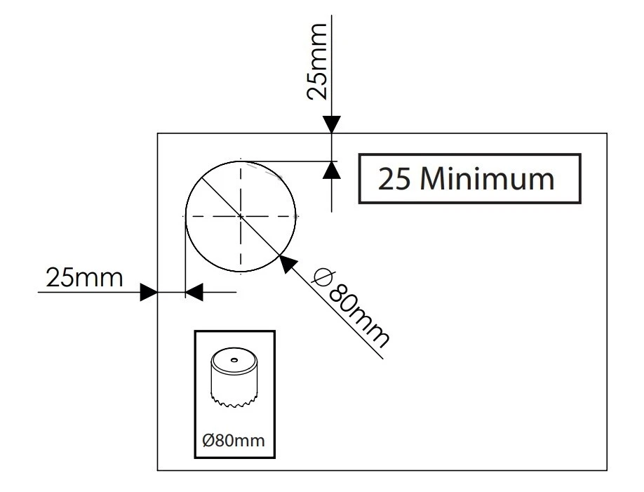 Power Pod E Pop up Kitchen Worktop Sockets Plug with USB of Sensio - Image 4 of 4