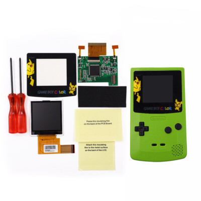 8 Colors Model Game Boy Color GBC High Light Backlight LCD Screen Kit+Shell