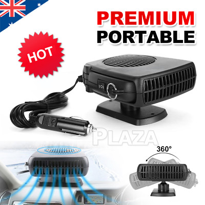 12V Portable Car Heater Fan Vehicle Ceramic Heating Defroster Demister  Australia