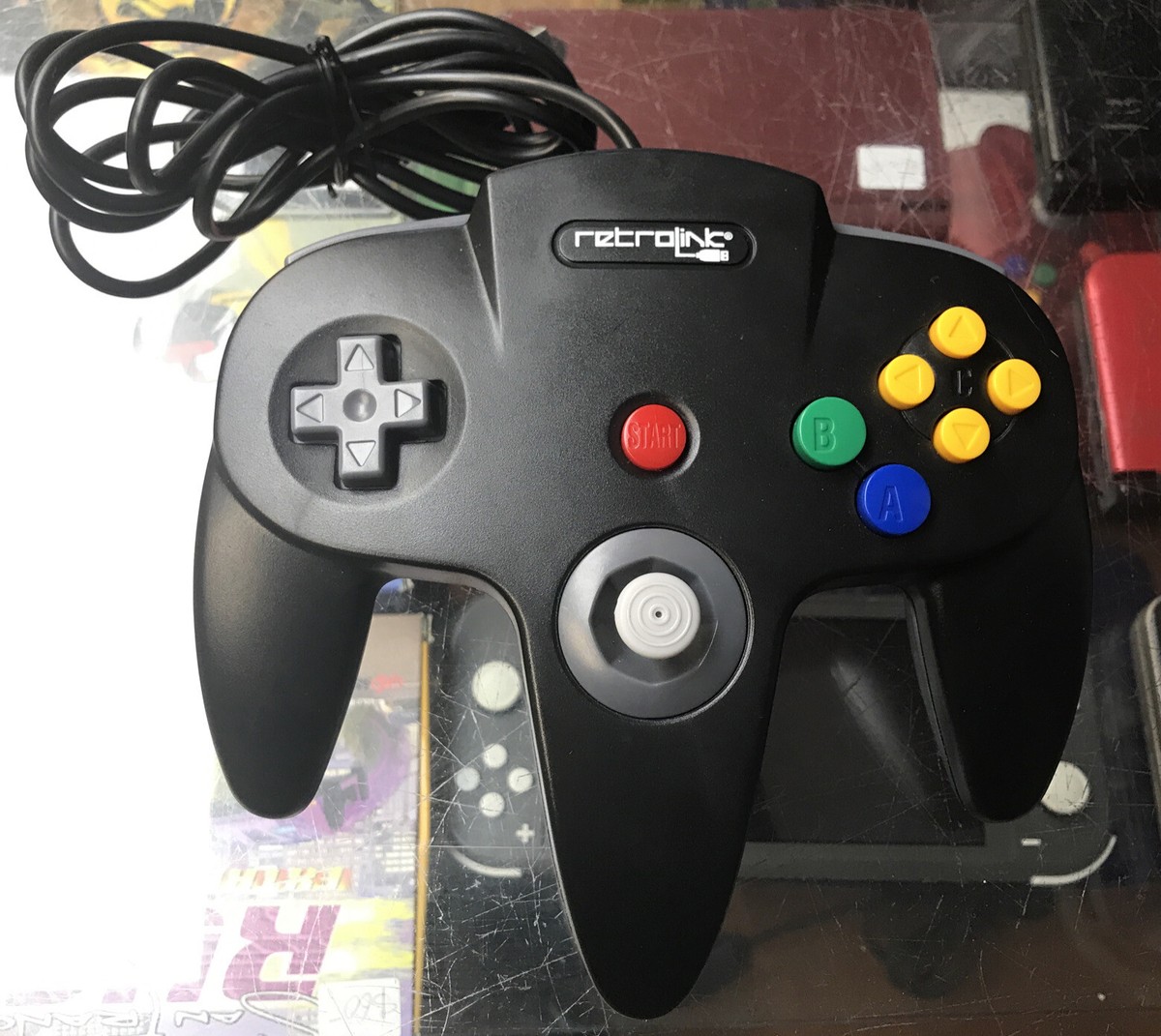 Retrolink Controller USB N64 Controller for PC, Apple MacBook