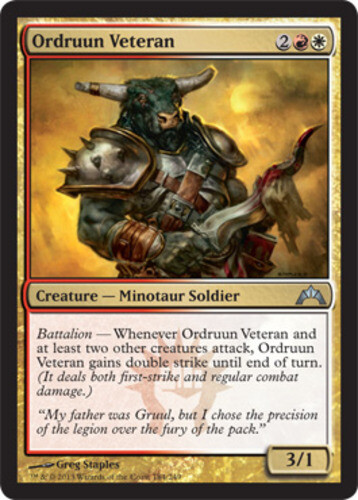 4x Ordruun Veteran MTG Gatecrash NM Magic Regular