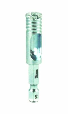 M. K. Morse DGM06C Diamond Grit Hole Saw with Attached Arbor, 3/8-Inch