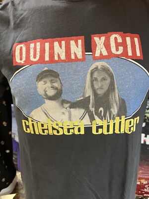 Quinn XCII Chelsea Cutler Stay Next To Me 2021 Tour Shirt Medium Double Sided