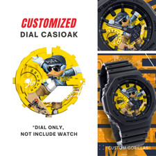 Dial G Shock GA 2100 With Custom Logo Dudee Duck Design