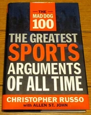 2003 The Mad Dog Greatest Sports Arguments of All Time Christopher Russo SIGNED