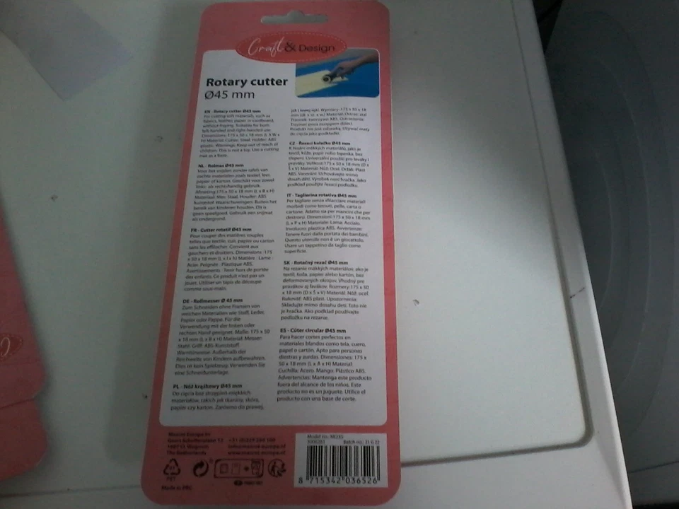 DREHSCHNEIDER 45 MM RUND FÜR SCRAPBOOKING NEU - Bild 2 von 2