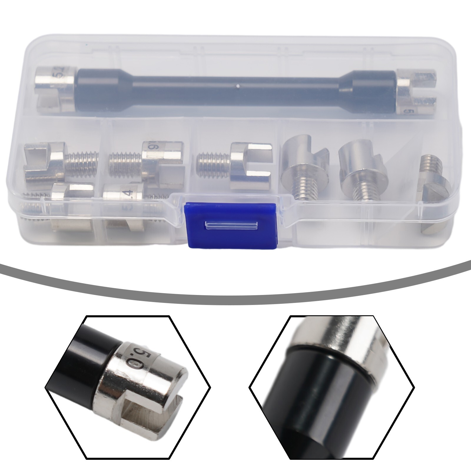 Professional Grade Motorcycle Spoke Spanner Wrench with Steel Material