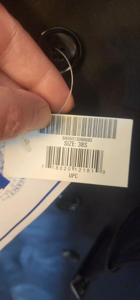 NWT Garrison Collection Black All-Weather Overcoat Dress Uniform Size 38S - Image 3 of 4