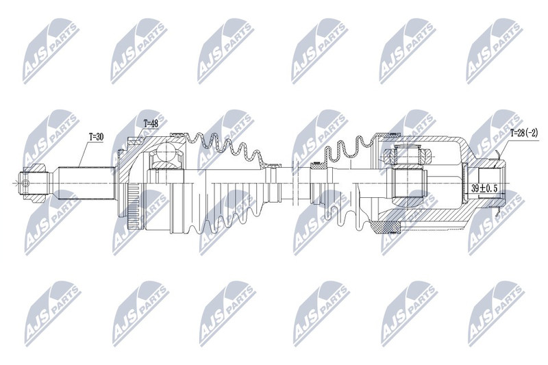 Arbre de transmission Hyundai ix35 anti vibration pour Kia Sportage