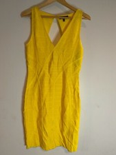 GUESS GROUP VNECK BANADGE KNIT LEMON ORG$ 148 (B-7)