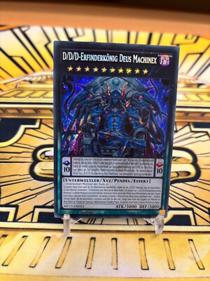 Yugioh D/D/D-Erfinderkönig Deus Machinex MP23-DE023 Secret Rare