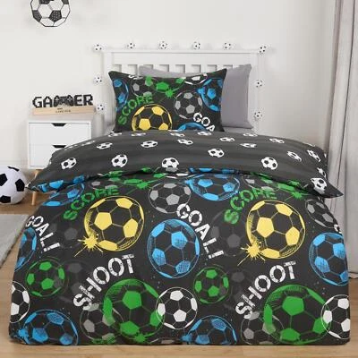 OHS Football Duvet Cover Quilt Bedding Set Pillowcase Reversible Kids Single Double