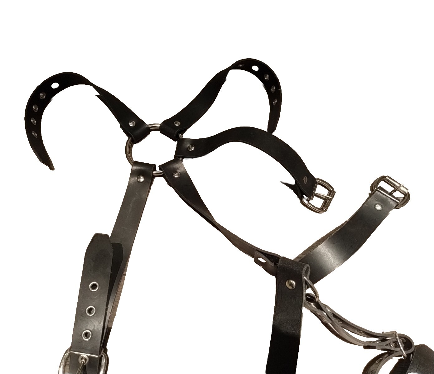 HEAVY RUBBER FULL BODY MEN’S HARNESS WITH BACKSTRAPS bondage gay eBay