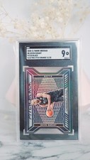 2020-21 Panini Obsidian Kevin Durant SSP /35 Pitch Black Orange Etch SGC 9 Mint!