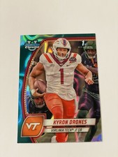 2024 Topps Bowman Chrome U - Teal Lava Refractor #119 Kyron Drones