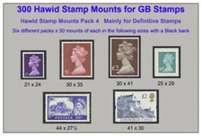 Hawid Mounts x 6 Different Sizes x 50 of each size =300 Mounts  SAVE 25%