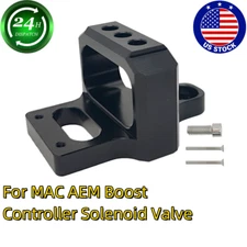 For Boost Controller Solenoid Valve MAC, AEM Mount Holder Bracket Kit 3Port